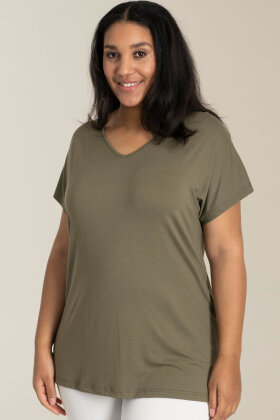 Sandgaard - Amsterdam T-shirt - Basis - EcoVero - Army Green