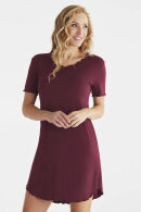 Damella - Josefine Bambus Natkjole - Dark Plum