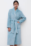 Femilet - Teddy Robe - Fleece Kåbe - Mist