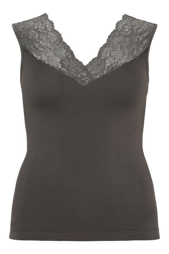 No.1 by OX - Shaping Blondetop - Seamless - Grey No.1 by OX - Shaping Blondetop - Seamless - Grey