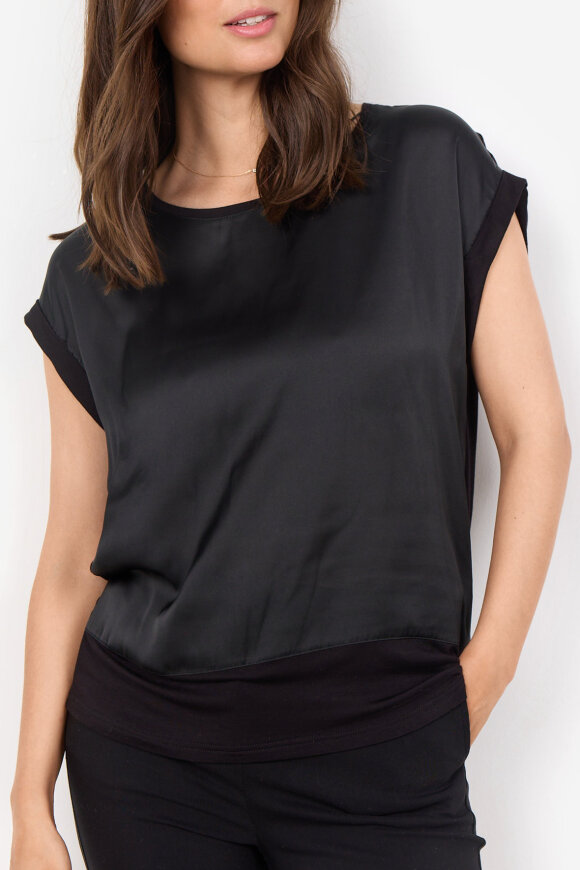 SoyaConcept - SC-Thilde 6 - Elegant T-shirt - Black