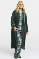 Damella - Velour Fleece Kåbe - Vamset Elegant - Forest Damella - Velour Fleece Kåbe - Vamset Elegant - Forest