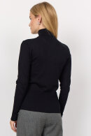 SoyaConcept - SC-Dollie 145 - Rullekrave Pullover - Black SoyaConcept - SC-Dollie 145 - Rullekrave Pullover - Black