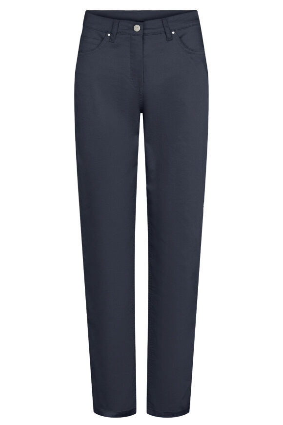 Laurie - Charlotte Regular Twill - Medium Length - Mørkeblå
