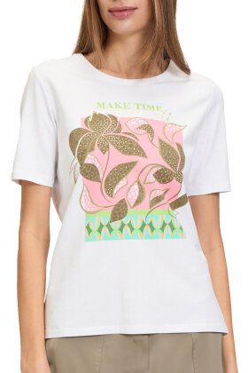 Betty Barclay - T-shirt - Print - Hvid