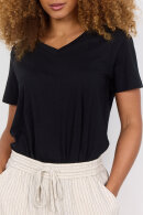 SoyaConcept - SC-Derby 2 - Basis T-shirt - Sort