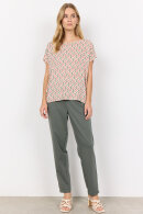 SoyaConcept - SC-Penny 1 - Grafisk Print Bluse - Peach Pink