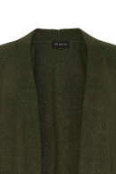 No.1 by OX - Lang Strik Cardigan - Ballonærmer - Grøn