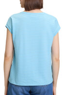 Betty Barclay - T-shirt - Prikket Print - Lyseblå