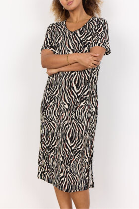 SoyaConcept - SC-Lenise 6 - Dyreprint Kjole - Sort SoyaConcept - SC-Lenise 6 - Dyreprint Kjole - Sort