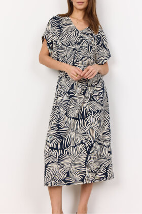 SoyaConcept - SC-Marica AOP 331 - Let Print Kjole - Navy SoyaConcept - SC-Marica AOP 331 - Let Print Kjole - Navy