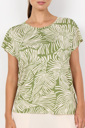 SoyaConcept - SC-Marica AOP 330 - T-shirt - Grøn SoyaConcept - SC-Marica AOP 330 - T-shirt - Grøn