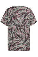 Wasabiconcept - WA-Sarina 16 - Stribet Print T-shirt - Rosa