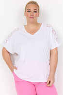 Wasabiconcept - WA-Marolon 1 T-shirt - Broderie Anglaise - Hvid