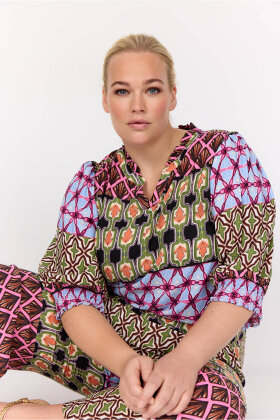 Wasabiconcept - WA-Melika 1 - Print Bluse - Multifarvet