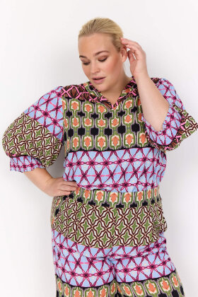 Wasabiconcept - WA-Melika 1 - Print Bluse - Multifarvet