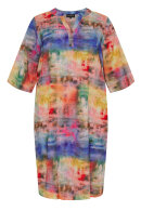 No.1 by OX - Multifarvet Chiffon Kjole - Multicolor