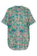 No.1 by OX - Chiffon Tunika Kjole Multifarvet - Grøn