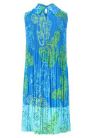 Betty Barclay - Plisse Print Kjole - Blå