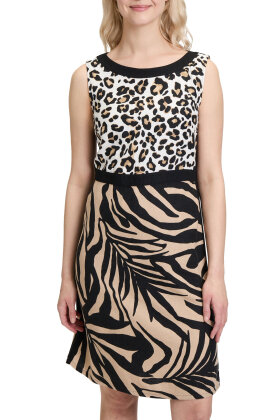 Betty Barclay - Kjole Natur & Dyreprint - Sort 