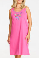 Damella - Ærmeløs Print Natkjole - Pink
