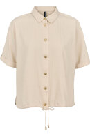 Prepair - Lucia Blouse - Kort Skjorte Bluse - Off White