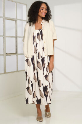 Prepair - Lucia Blouse - Kort Skjorte Bluse - Off White