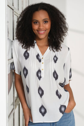 Prepair - Belinda Print Bluse - Off White