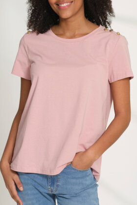Prepair - Mia T-shirt - Skulder Knapper - Off White