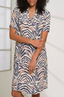 Prepair - Tine Dress - Zebra Print Kjole - Multifarvet
