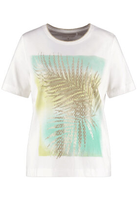 Gerry Weber - T-shirt - Friskt Print - Guldkant