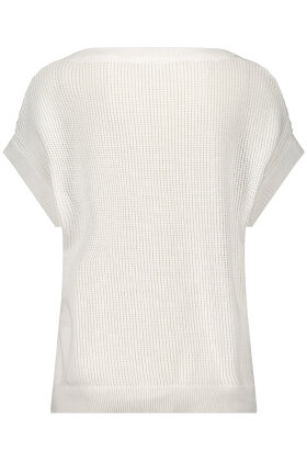 Gerry Weber - Jumper - Mønstret Strikbluse - Off White