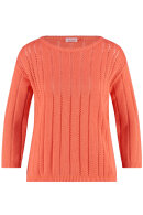 Gerry Weber - Jumper - Mønstret Strikbluse - Orange