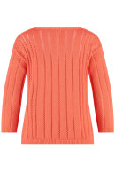 Gerry Weber - Jumper - Mønstret Strikbluse - Orange