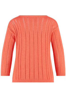 Gerry Weber - Jumper - Mønstret Strikbluse - Orange
