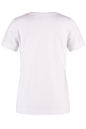 Gerry Weber - T-shirt - Sødt Print - Hvid