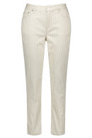Gerry Weber - Stribet Jeans - Nålestriber - Sand