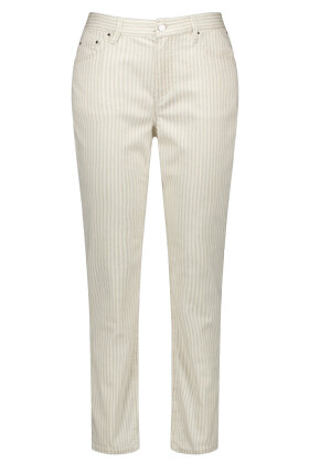 Gerry Weber - Stribet Jeans - Nålestriber - Sand