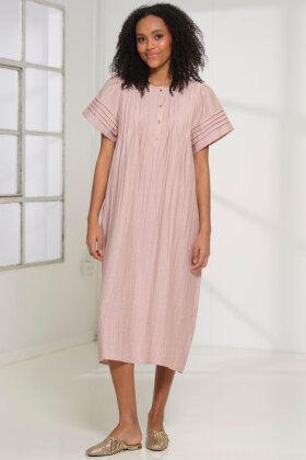 Prepair - Martha Dress - Hør & Viskose Kjole - Rosa