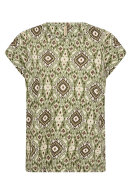 SoyaConcept - SC-Felicity AOP 505 - Grafisk Print T-shirt - Grøn