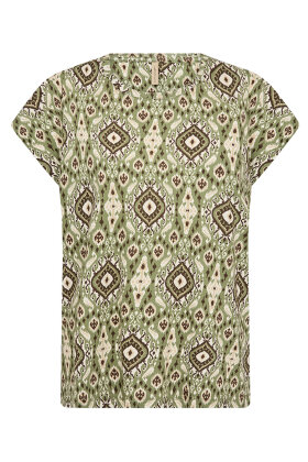 SoyaConcept - SC-Felicity AOP 505 - Grafisk Print T-shirt - Grøn SoyaConcept - SC-Felicity AOP 505 - Grafisk Print T-shirt - Grøn