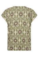 SoyaConcept - SC-Felicity AOP 505 - Grafisk Print T-shirt - Grøn