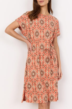 SoyaConcept - SC-Felicity AOP 505 - Grafisk Print Kjole - Orange SoyaConcept - SC-Felicity AOP 505 - Grafisk Print Kjole - Orange