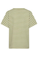 SoyaConcept - SC-Barni 31 - Stribet T-shirt - Sweatkvalitet - Grøn