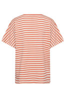 SoyaConcept - SC-Barni 31 - Stribet T-shirt - Sweatkvalitet - Orange