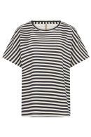 SoyaConcept - SC-Barni 31 - Stribet T-shirt - Sweatkvalitet - Sort