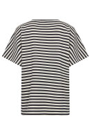 SoyaConcept - SC-Barni 31 - Stribet T-shirt - Sweatkvalitet - Sort