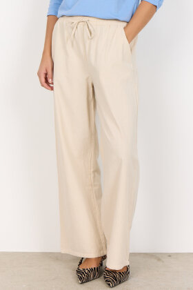 SoyaConcept - SC-Cissie 49-C - Loose Fit Casual Højtaljet - Sand