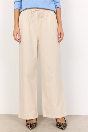 SoyaConcept - SC-Cissie 49-C - Loose Fit Casual Højtaljet - Sand
