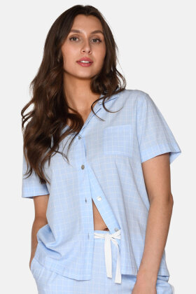 CCDK - Amalie Shirt - Ternet - Loungewear - Lyseblå